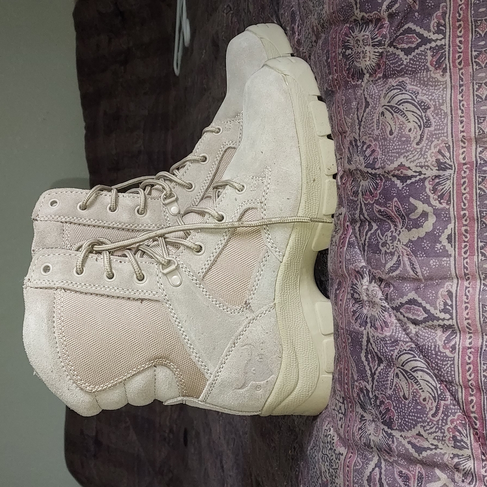 Beige Tactical Boots